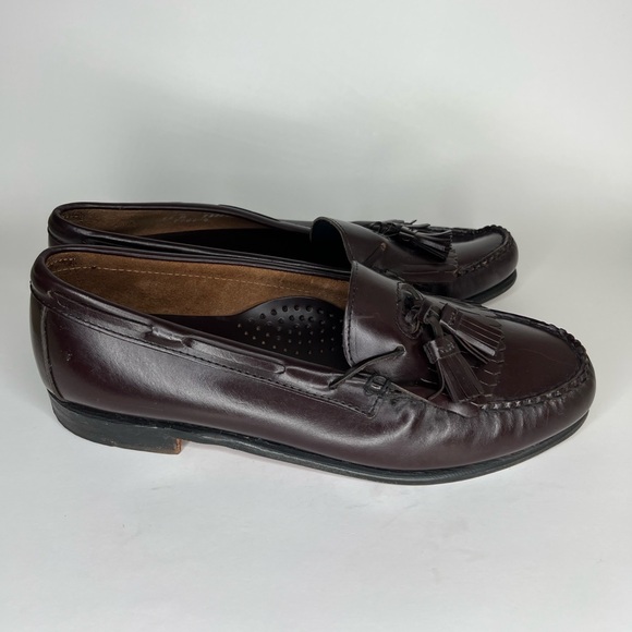 Dexter Loafers Tassel Slip On Leather Dress Shoes Men Size 11M Brown Made In USA main image 5
